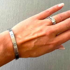 LOVE Cartier style bracelet - Stainless steel cuff